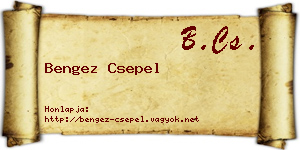 Bengez Csepel névjegykártya